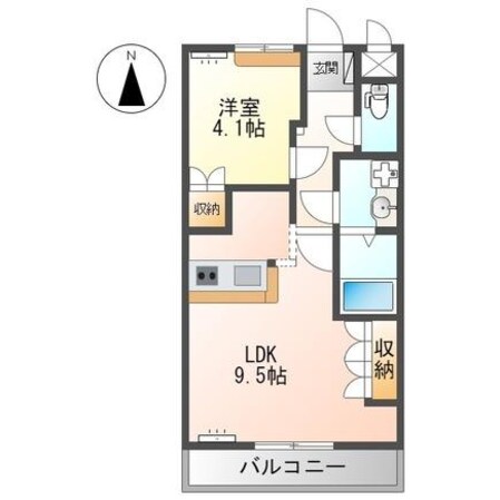 レジデンス城西Ⅰの物件間取画像